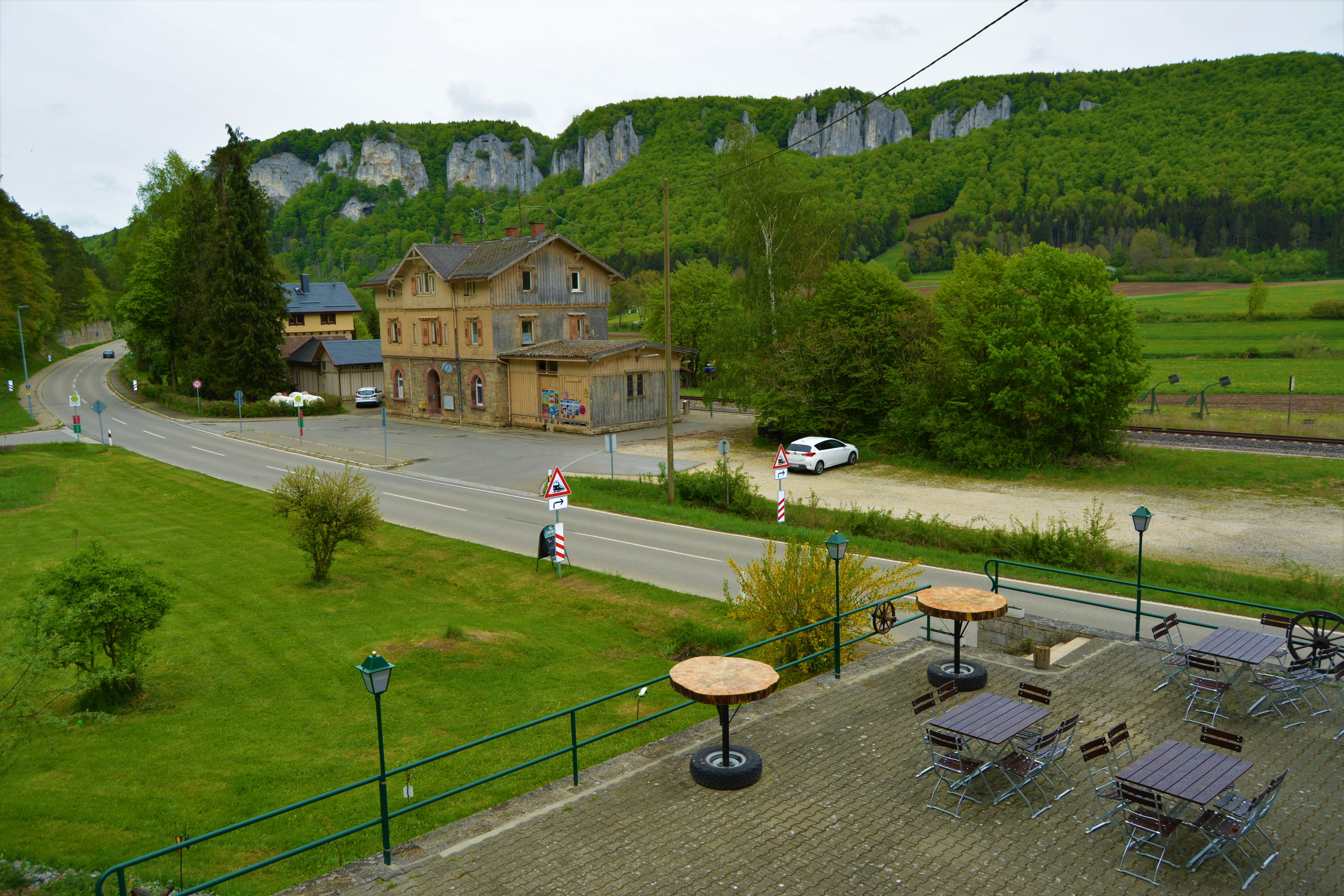 Bett Bike Landgasthof Bahnhof Unterkunft