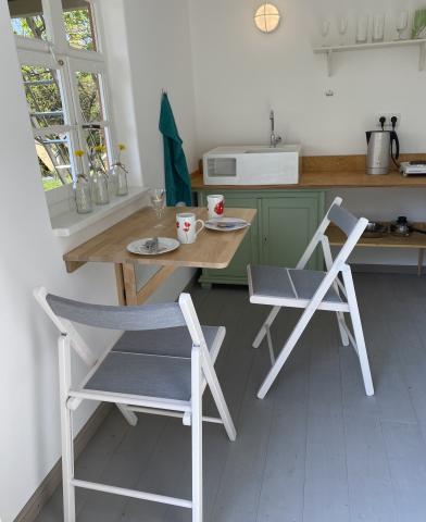Dachzelten auf dem Hühnerhaus
